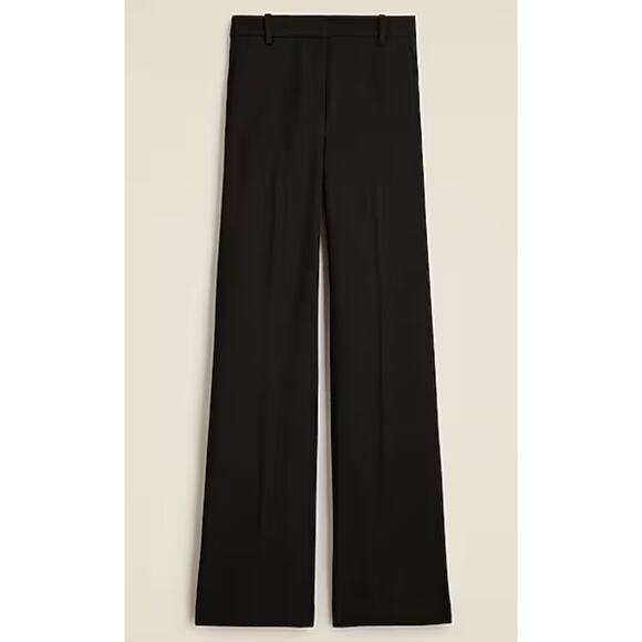 J. Crew Pants - J, Crew Wide-leg Suit Dress Pants Trousers Black Size 6 NEW